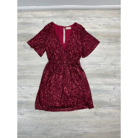 ALTARD’S STATE RED SEQUIN MINI DRESS - Picture 6 of 6